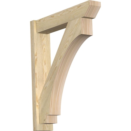 Ekena Millwork Imperial Slat Rough Sawn Outlooker, Douglas Fir, 6"W x 28"D x 34"H OUT06X28X34IMP06RDF